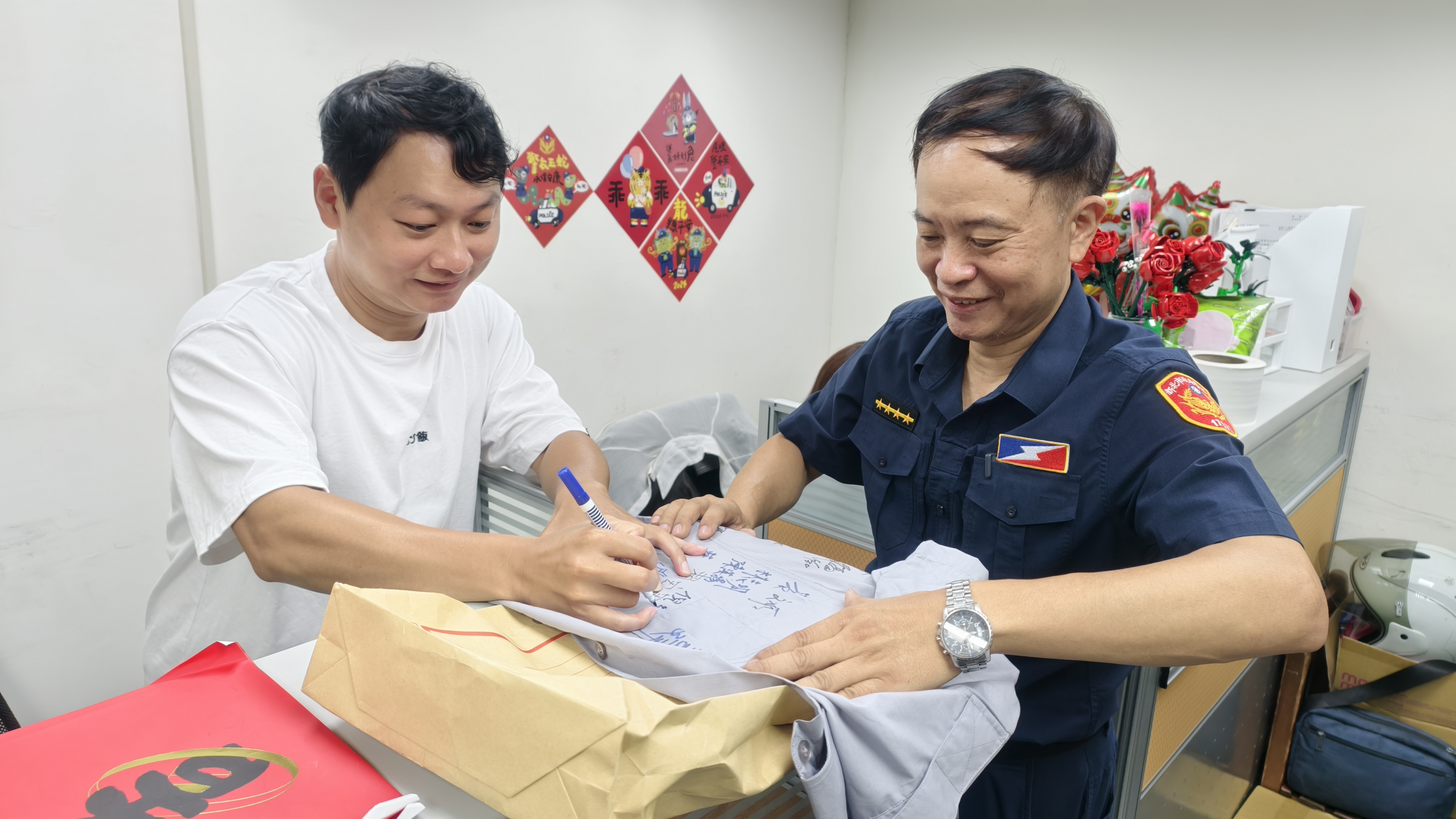 守護裝備的無名英雄──吳名貴小隊長，今日正式退休